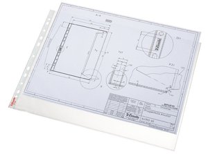 Lefűzhető genotherm A3, 85mic, ESSELTE, 10 db, fekvő, narancsos