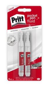 Hibajavító toll 2x8 ml, HENKEL Pritt Pocket Pen, 2 db-os, bliszteres