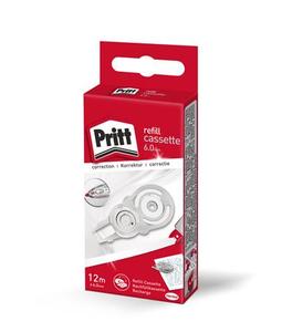 Hibajavító rollerbetét 6mmx12m HENKEL Pritt Refill, utántöltő kazetta