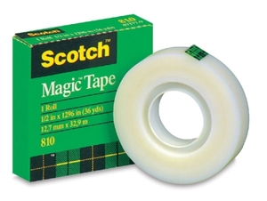 Ragasztószalag 19mm x 33m, 3M Scotch 810-1933 Magic átlátszó írható