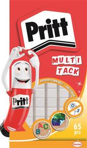 Gyurmaragasztó HENKEL Pritt Multi Tack, 65 kocka, fehér