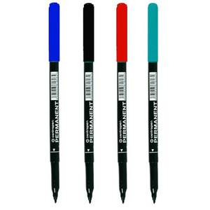 Alkoholos filc CENTROPEN 2536, kúpos, 1 mm, piros