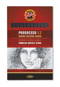 Progresso ceruza 2B, 12 db-os, KOH-I-NOOR 8911/12