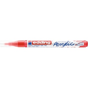 Akril marker, EDDING 5300, F (1-2 mm), Traffic Red (902)