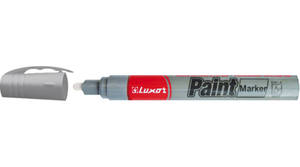 Lakkfilc LUXOR Paint Marker 880, fémtestű, 1-3 mm, kúpos, ezüst