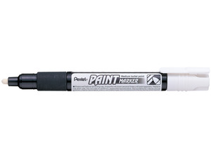 Lakkfilc PENTEL MMP20-WO, kúpos, 2 mm, fehér