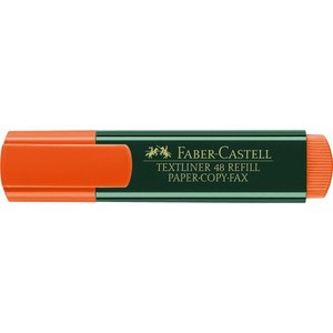 Szövegkiemelő FABER-CASTELL 1548, utántölthető, narancs