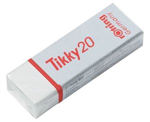 Radír ROTRING Tikky 20, papírtokkal, fehér