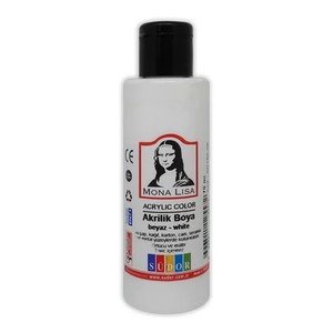 Akrilfesték 70 ml, SÜDOR Mona Lisa, fehér