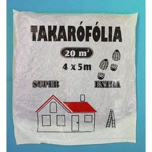 Takarófólia 20 m2, MAZZINI, létrázható, 4x5 m, PE anyag, extra erős